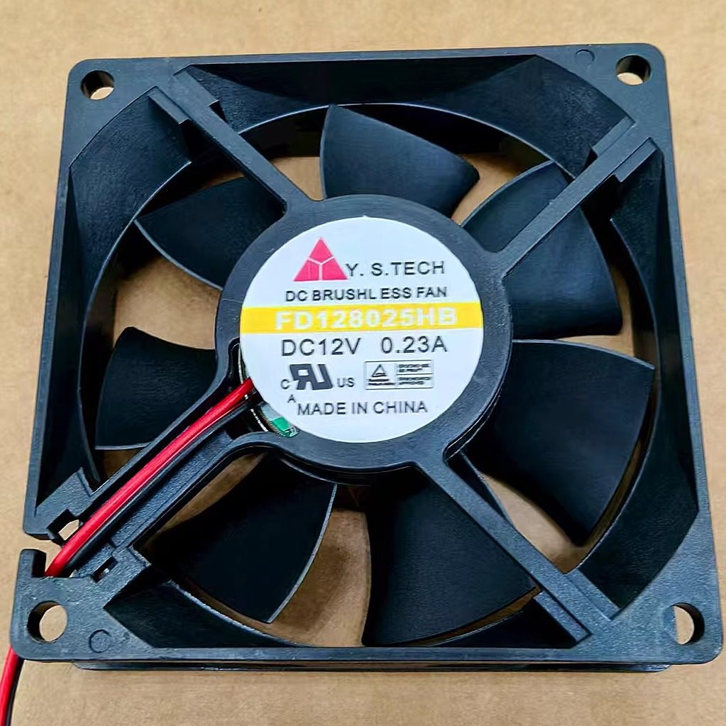 全新元山 FD128025HB 12V 0.23A 8025 滚珠轴承 8CM 机箱电源风扇