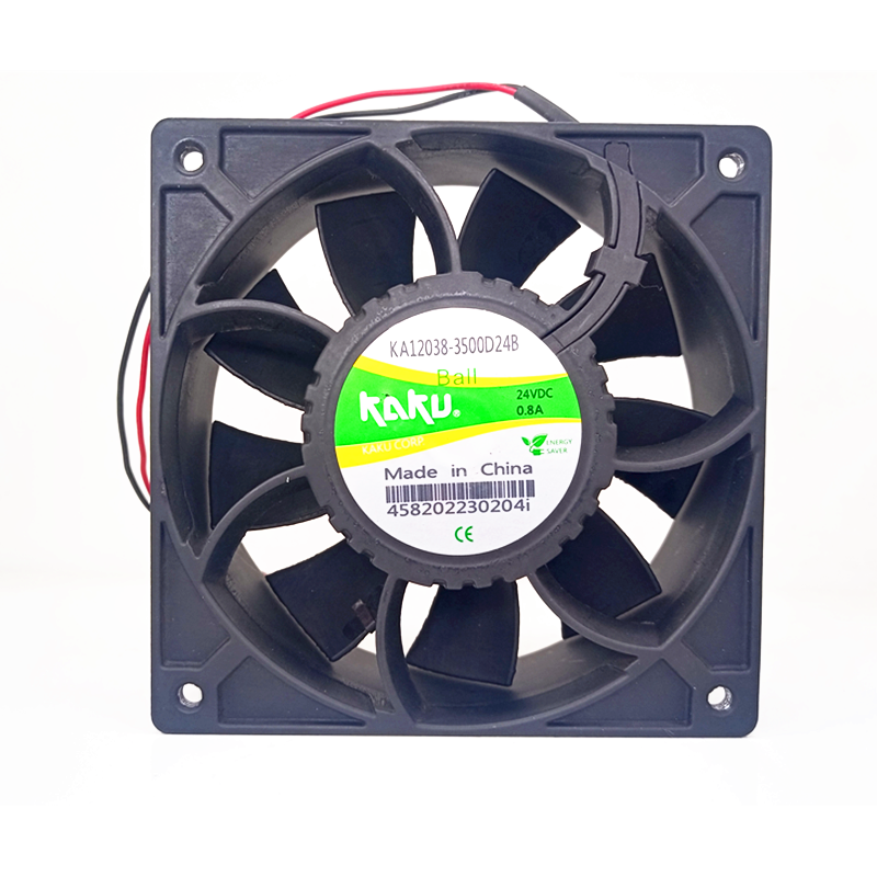卡固 KA12038-3500D24 24V 0.80A 12CM厘米 全金属耐高温散热风扇