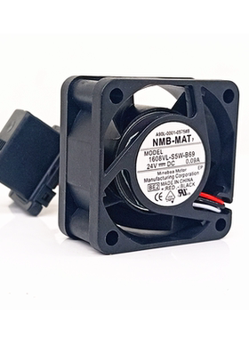 发那科风扇全新NMB 24V 1608VL-S5W-B69 0.09A/A90L-0001-0575#BA