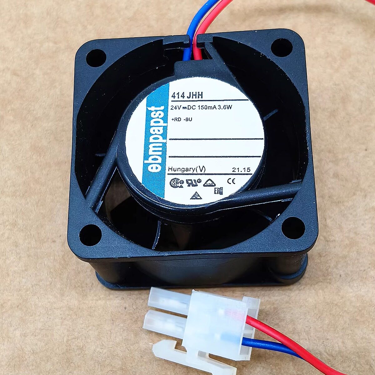 全新/ebmpapst 414 JHH 24V 3.6W 4CM 4025 40*40*25mm 散热风扇
