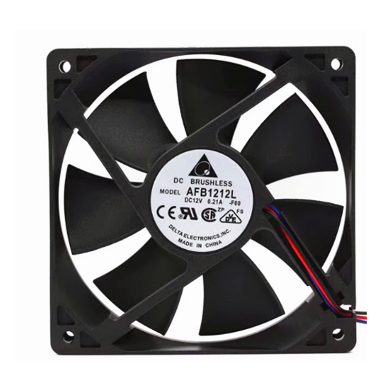 全新台达AFB1212L 12V 0.21A 12025 12CM 机箱变频器电源散热风扇