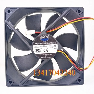酷冷至尊 A12025-18RB-3BN-F1 DF1202512RFMN 12V 0.20A 散热风扇