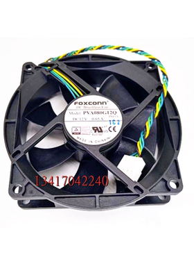全新原装富士康 PVA080G12Q-P84-CE 12V 0.65A 8CM CPU散热器风扇