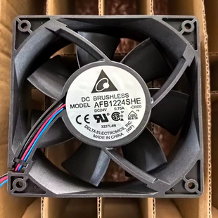 0.75A 全新台达AFB1224SHE CR00 DC24V 12cm变频器散热风扇 12038