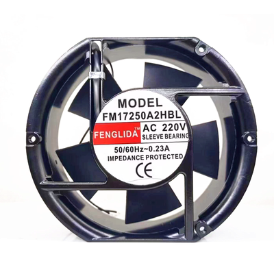 全新 MODEL FM17250A2HBL 220V 0.22A 380V 轴流机柜风机散热风扇