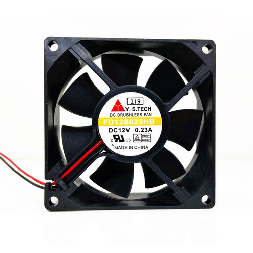 全新Y. S.TECH FD128025HB 12V 0.23A 8025 8cm厘米 滚珠轴承风扇