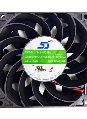 全新SJ SD240925RU 24V SA240925BU 24V变频器散热风扇SB240825RU