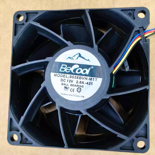 Becoor 8038BVH-M1T-421 DC12V 2.8A 8038 8cm大风量暴力散热风扇