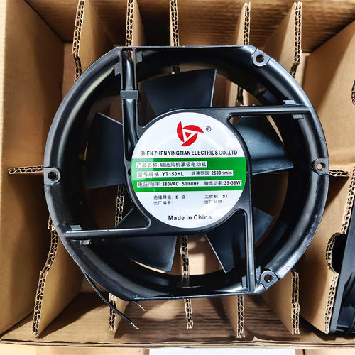 全新 轴流风机罩极电动机 YT150HL 380VAC 双滚珠轴承 17251 风扇