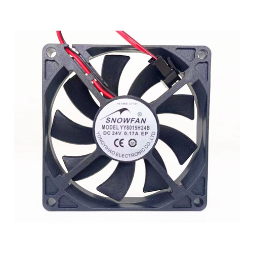 全新SNOWFAN YY8015H24B DC24V 0.17A 双滚珠轴承 变频器散热风扇