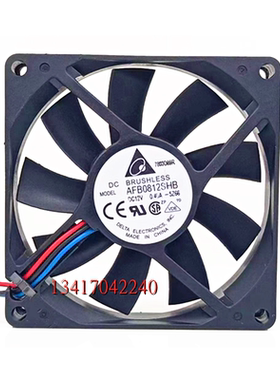台达 AFB0812SHB-5Z66 8015 12V 0.40A 8厘米3线停转报警散热风扇