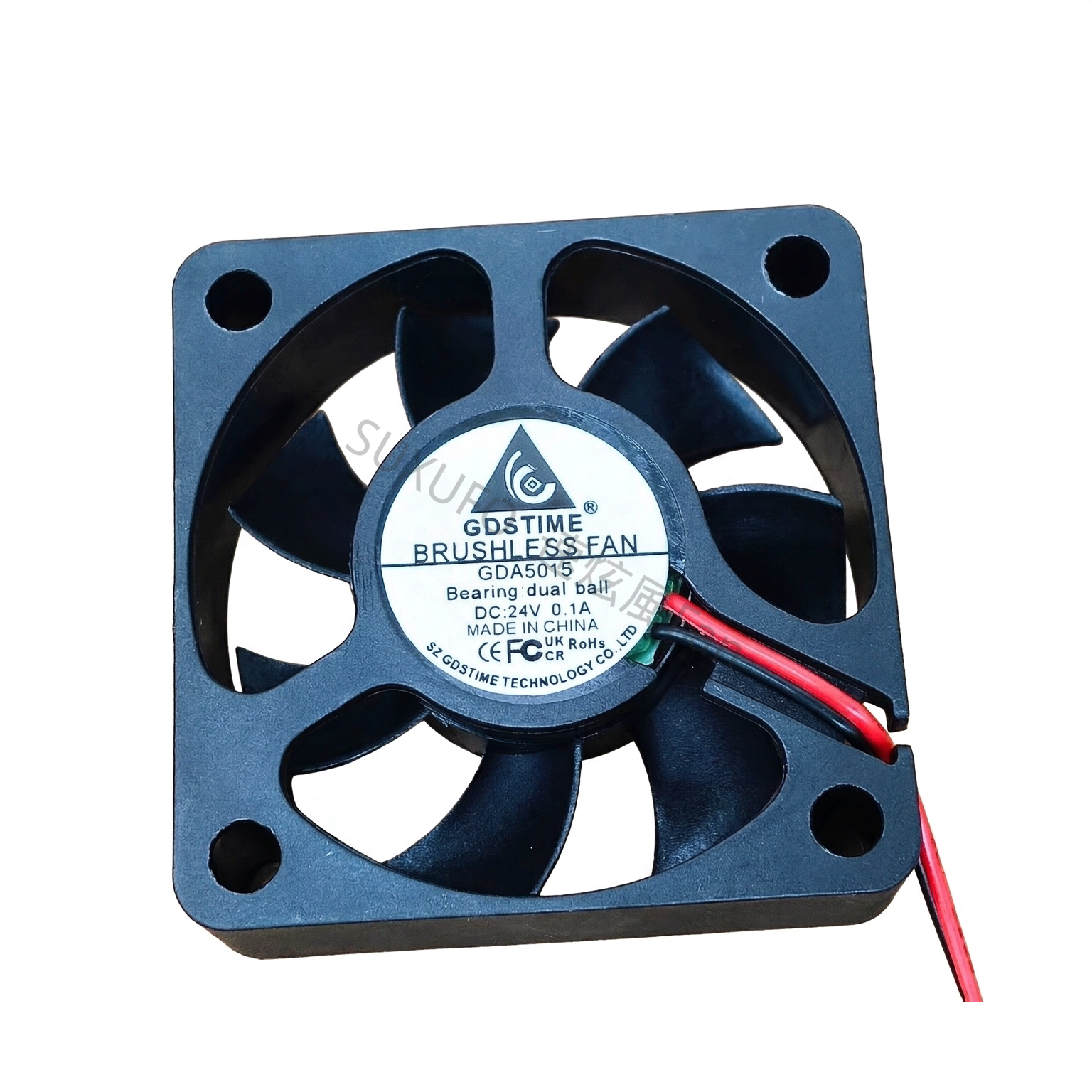 全新 GDSTIME GDA5015 5cm厘米 50*50*15mm DC24V 双滚珠散热风扇