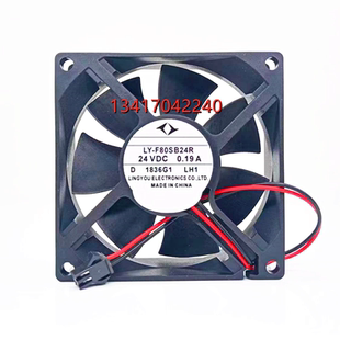 0.19A LH1 8025 全新LY 变频器 24VDC 8cm 滚珠轴承风扇 F80SB24R