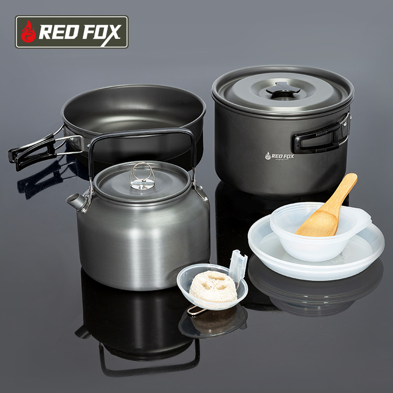 火狐户外露营锅具套装