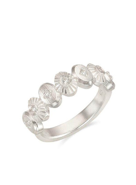 开口食指环925纯银小众设计感