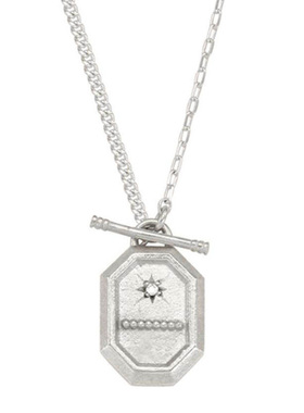 时尚百搭简约大气复古吊牌项链