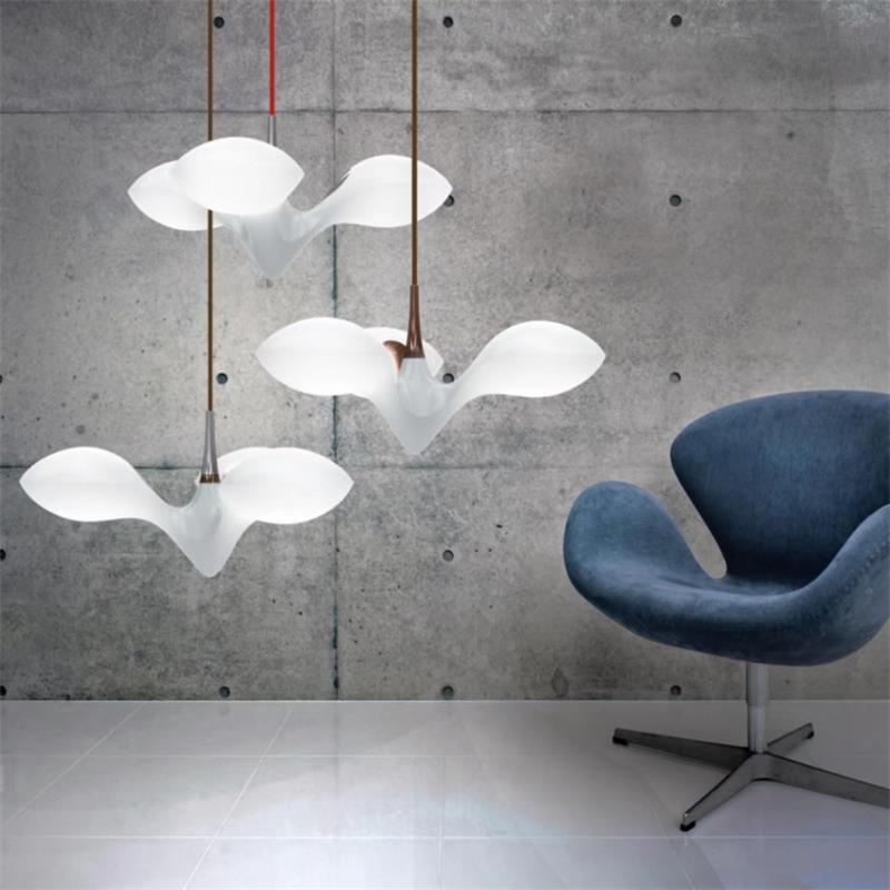 餐厅led灯吊灯意大利设计师饭桌吧台创意圆形样板间书房办公灯具