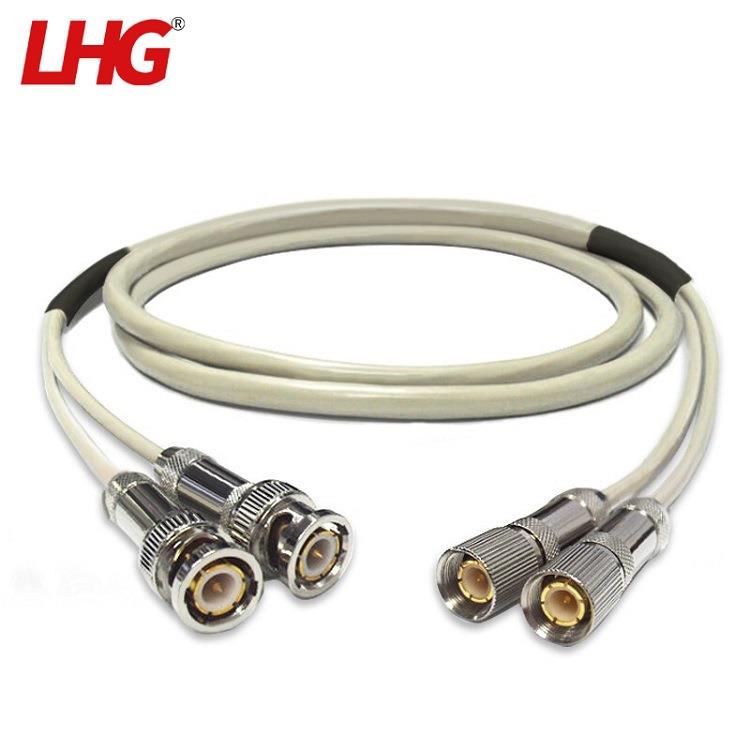 LHG2M两兆线E1线SYV75-2-1同轴电缆DDF架连接线L9-BNC两芯