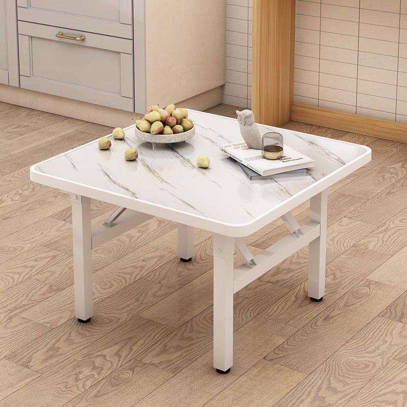 家用正方形餐桌可折叠桌子出租屋宿舍矮桌户外简易摆摊便携小地桌