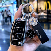 适用于DS大师汽车后配改装 钥匙套日产本田丰田标致雪铁龙别克包扣