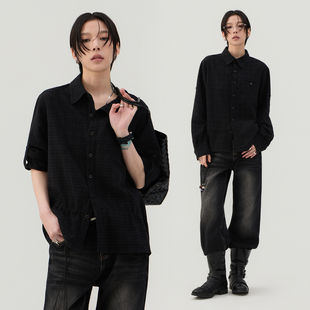 00限时68折 sameuoo散养文化「月海」抽绳长袖 春 衬衫