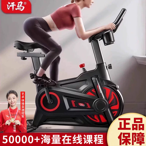 家用动感单车汗马智能磁控静音