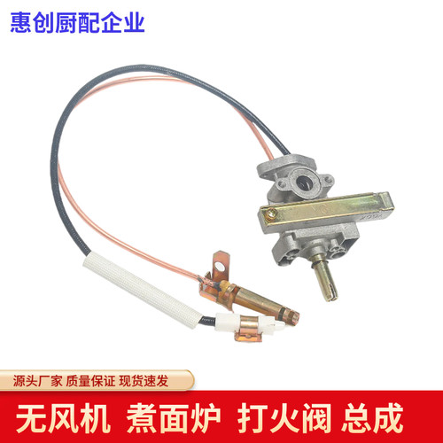 商用无风机煮面桶蒸包炉配件大全点火器总成开关燃气阀电子打火阀