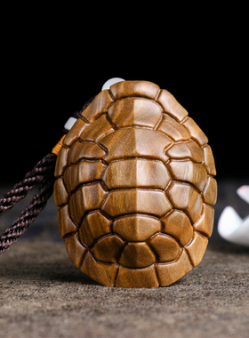 正宗绿檀木富甲天下玩盘玩金楠木柄件实木雕刻财富礼品礼品