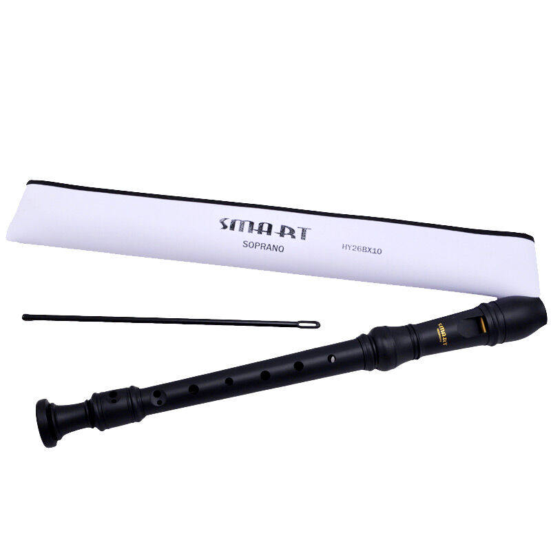 厂家斯思玛特竖笛英式8孔巴洛克式C调B标HY-26BX10德式G高音26G学