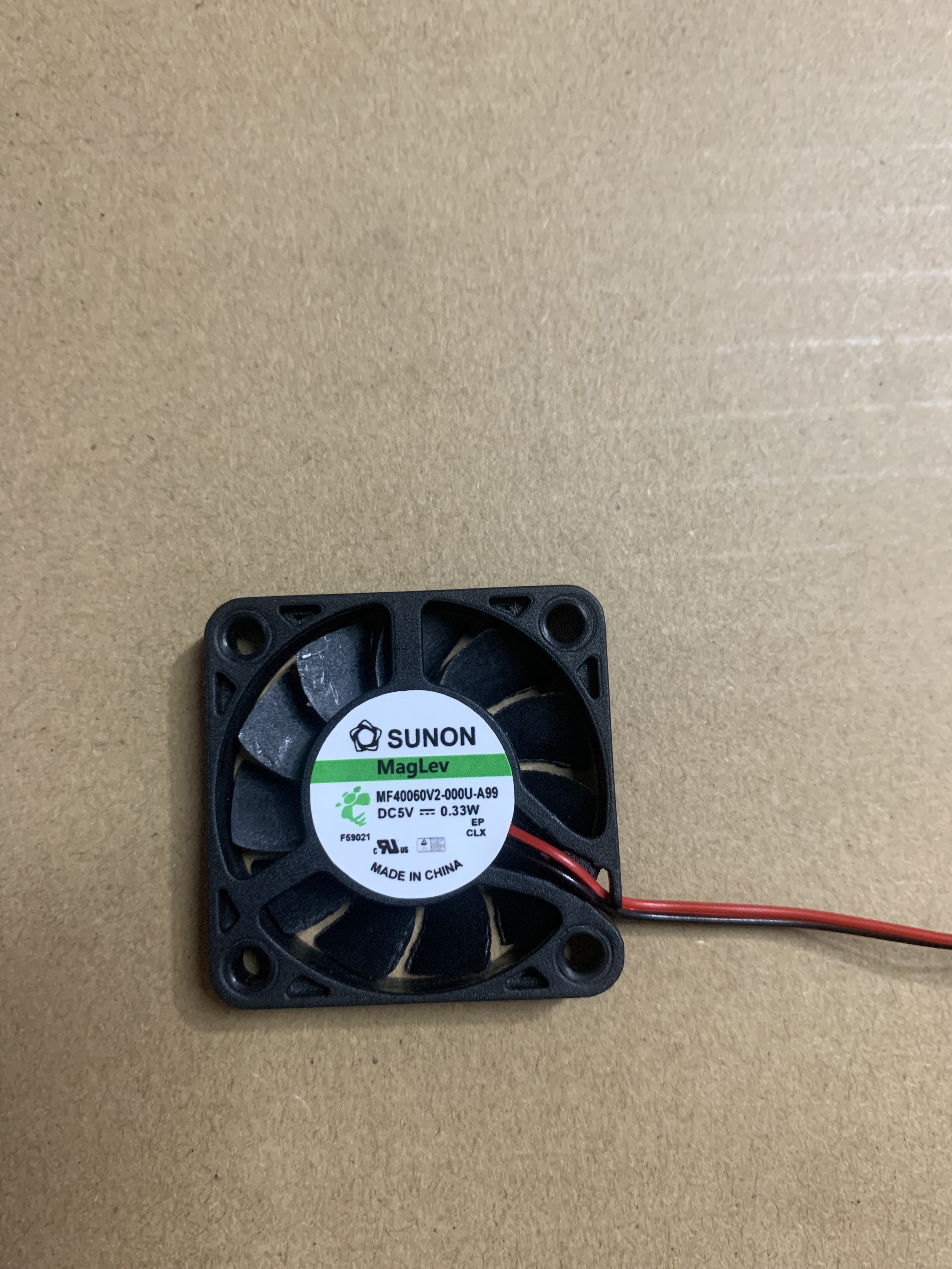 SUNON/建准MF40060V2-000U-A99 4006 DC5V 4厘米微型超薄散热风扇