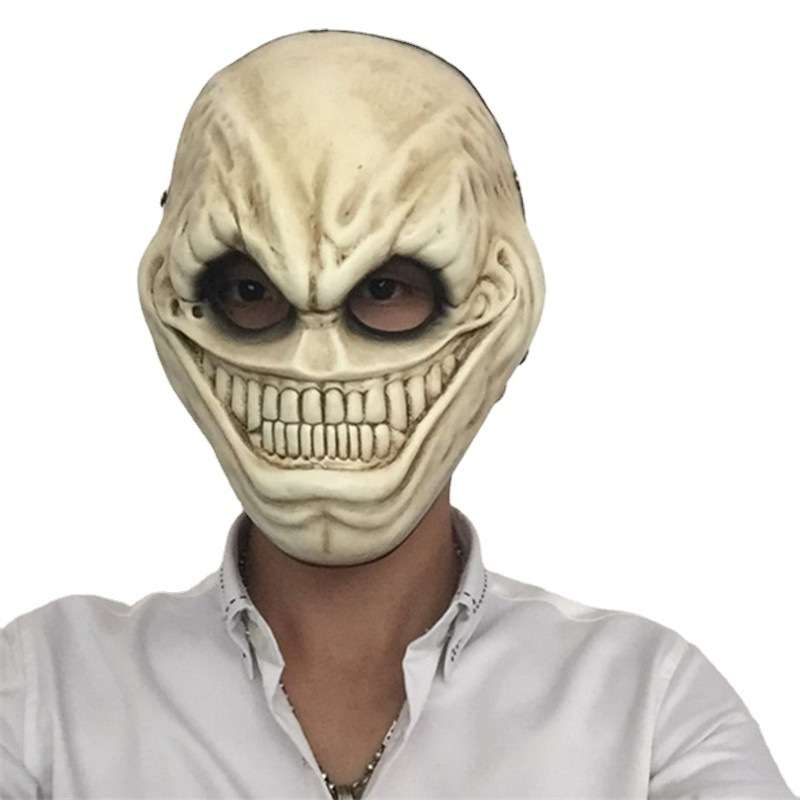 银铜蓝白色异形劫薪日面具收获日2树脂脸谱游戏面罩PAYDAY 2 MASK