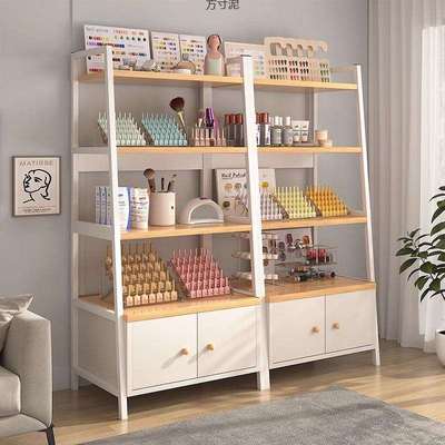 置物架多层收纳架落地书架储物架卧室客厅家用房间展示柜梯形架子