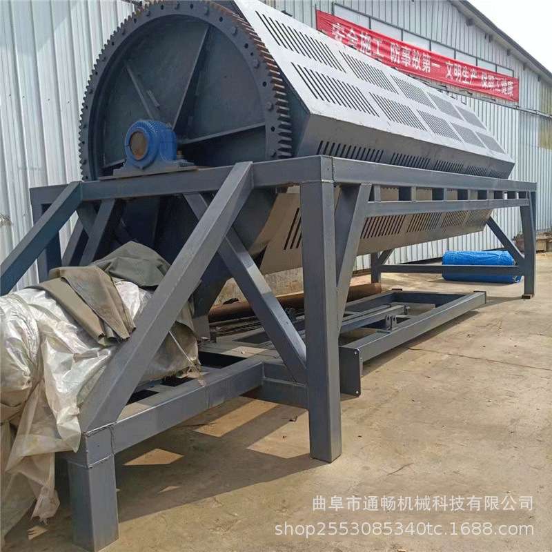 厂家除尘式六角滚筒抛光机金属配件除锈研磨机木制品去毛刺打磨机