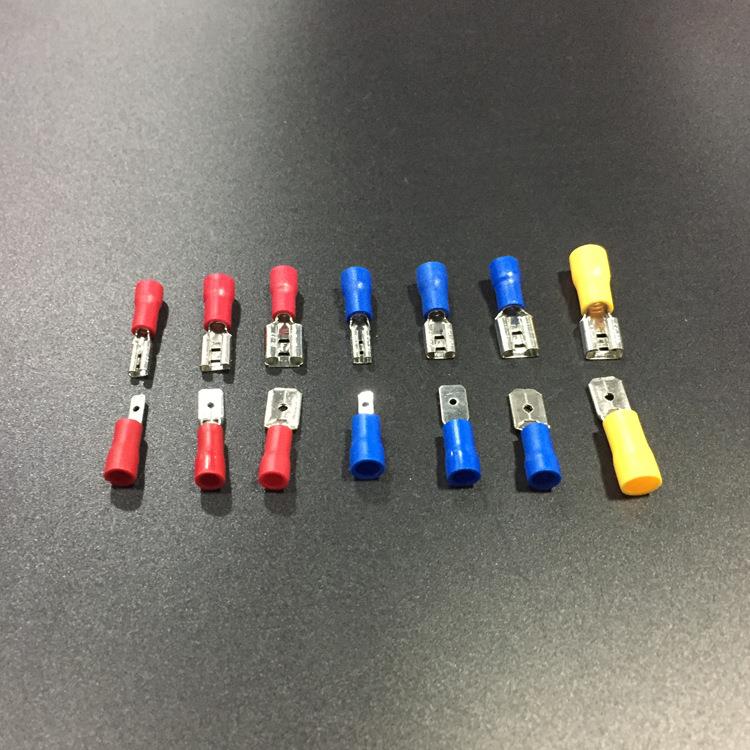 线鼻子FDD2-187(8) 冷压接线端子 母预绝缘端子4.8带护套插簧