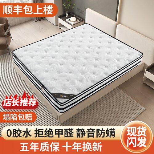 海马加厚家用卧室软硬两用床垫