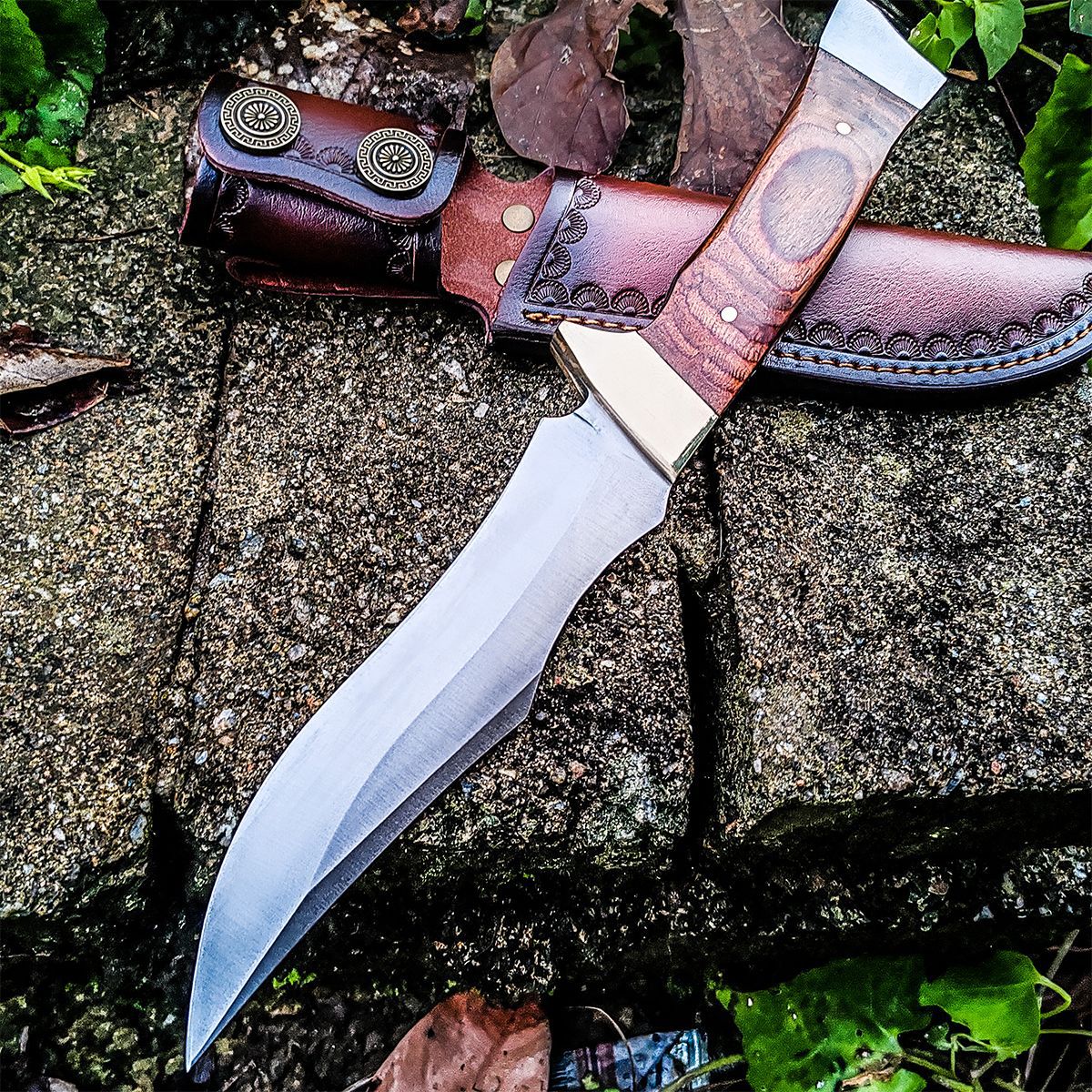 野外分割刀开刃刀具防身冷兵器排障钓鱼开路随身刀水果刀切肉刀