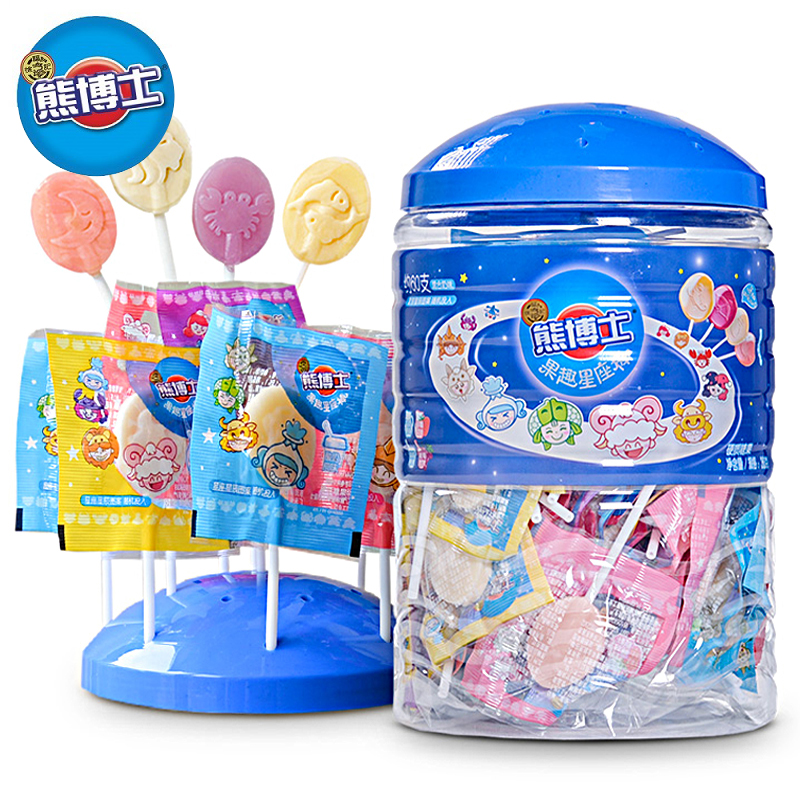 熊博士星座棒棒糖徐福记