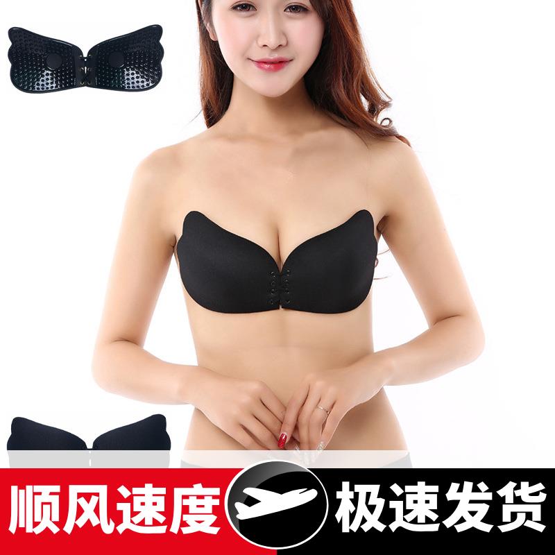 直供拉拉女神隐形文胸无痕透气硅胶胸贴乳贴聚拢婚纱无肩带内衣