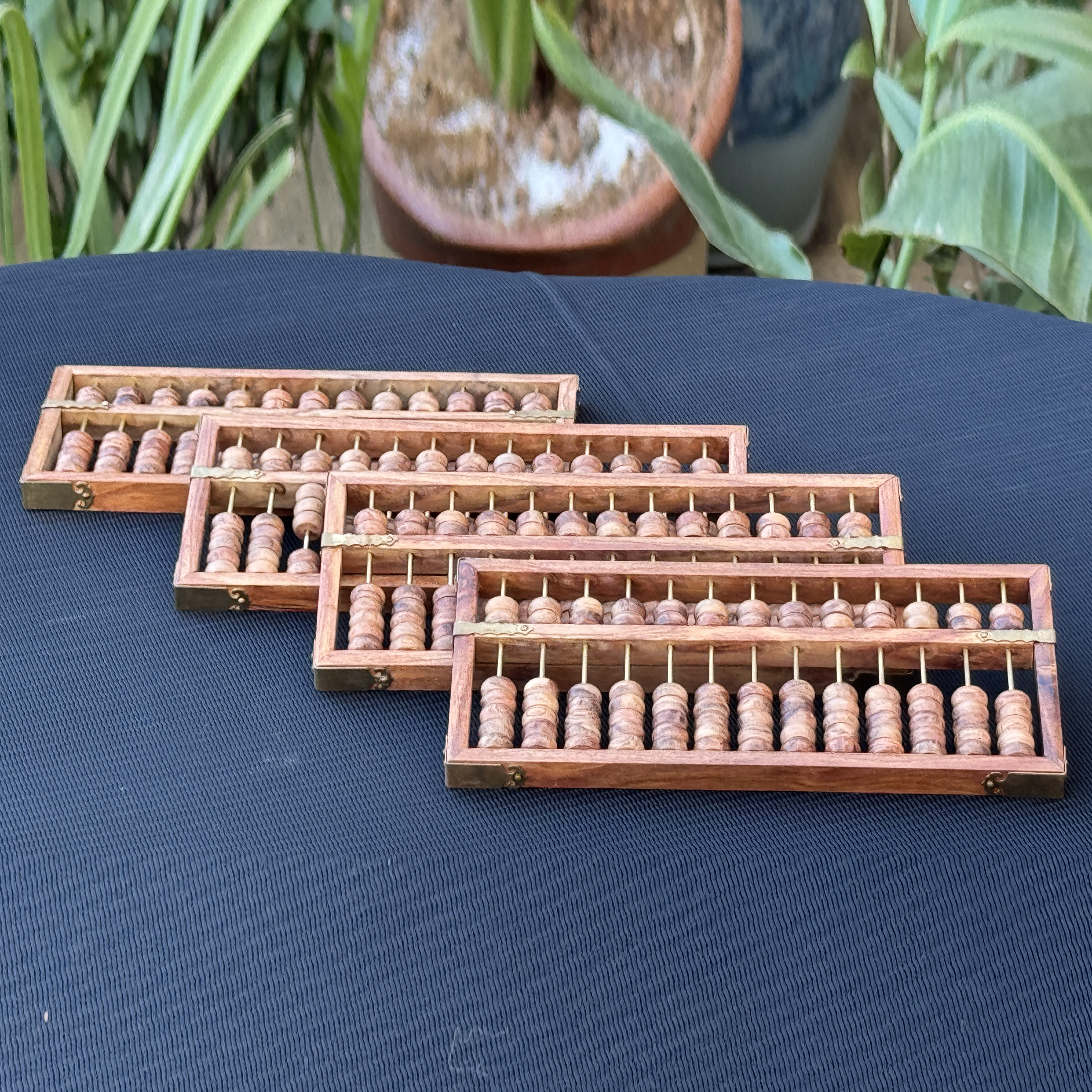 海南黄花梨实木算盘红木算盘