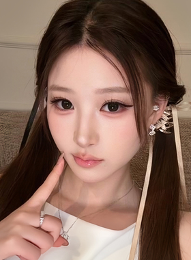 芭蕾少女双马尾丝带蝴蝶结抓夹