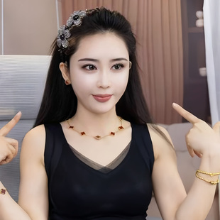 韩系轻奢高端满钻花朵发箍女款2026新款高级感高颅顶头箍发卡头饰