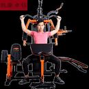 综合训练器械家用三人站大型多功能健身器材 组合力量运动器械升