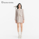 小香风粗花呢女优雅修身 DIANAVEVINA2026春季 新款 收腰背心连衣裙