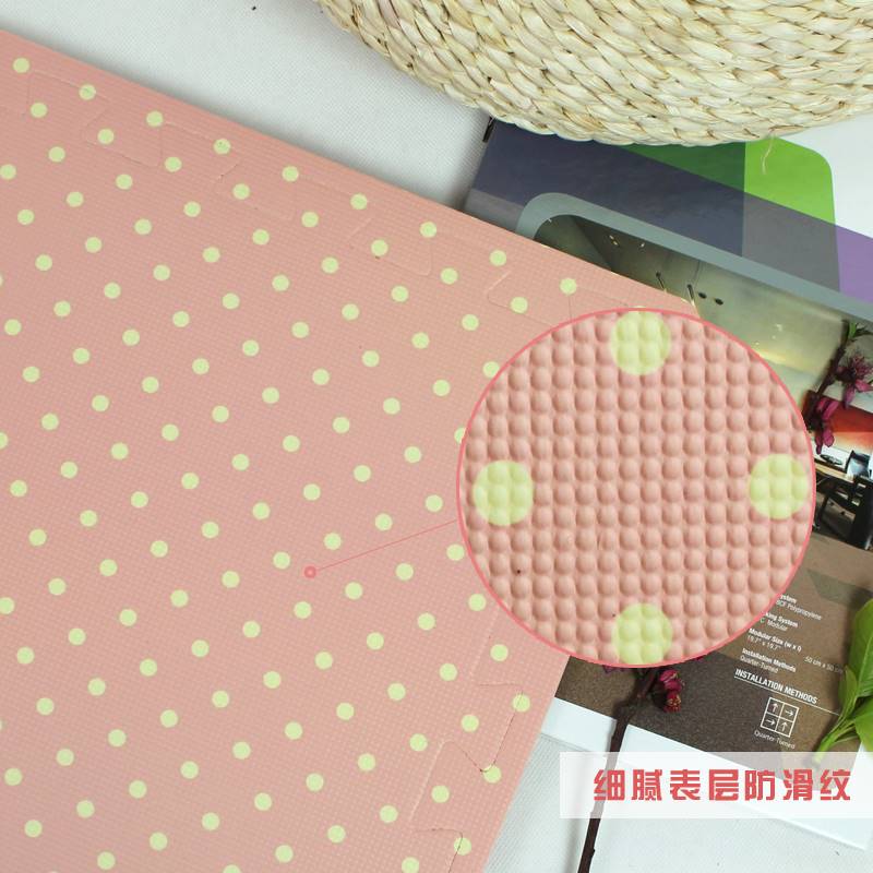覆膜地毯垫家用泡沫地垫儿童爬行拼接垫60*1cm送边