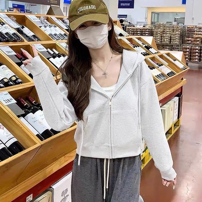 超好看小个子穿搭开衫短款外套女