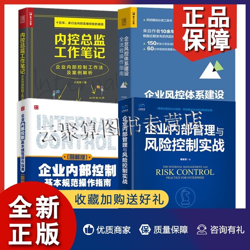 正版企业风控建设书籍4册