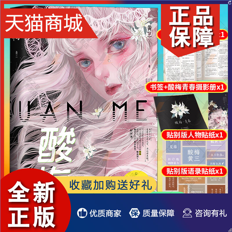 正版 酸梅小说黄三作品酸梅小说实体书晋江文学青春校园言情小说书籍