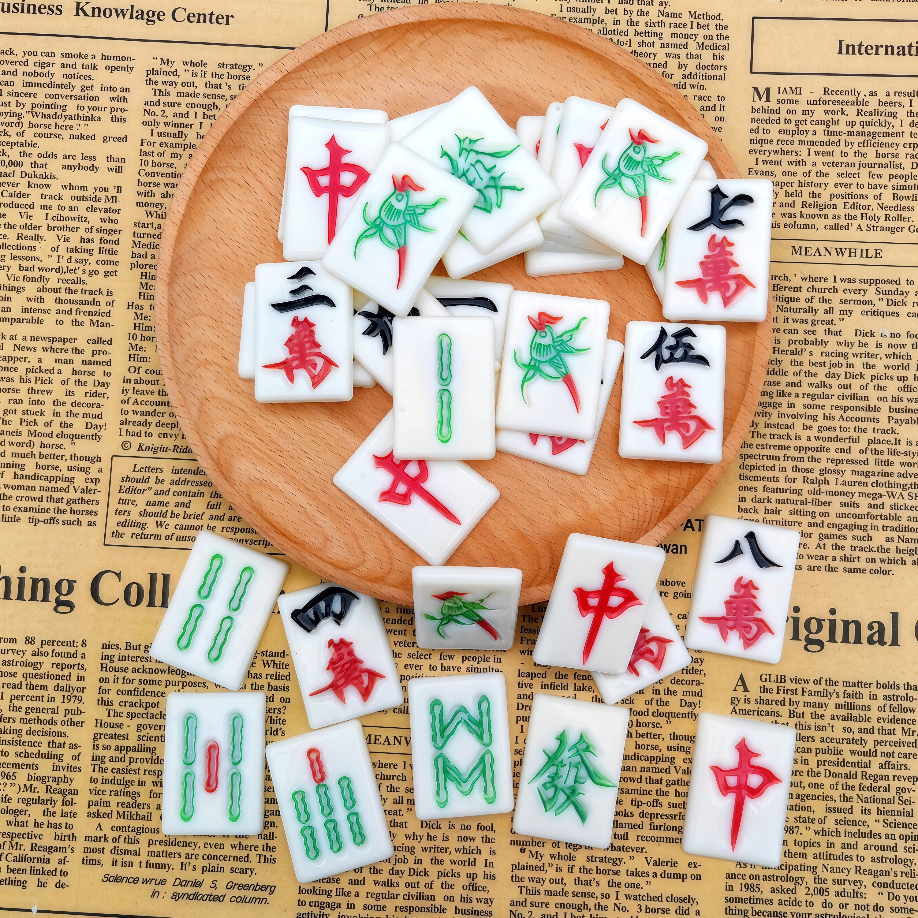 巧克力麻将块片红中发财十三幺鸡蛋糕装饰配件冰淇淋甜品摆件diy