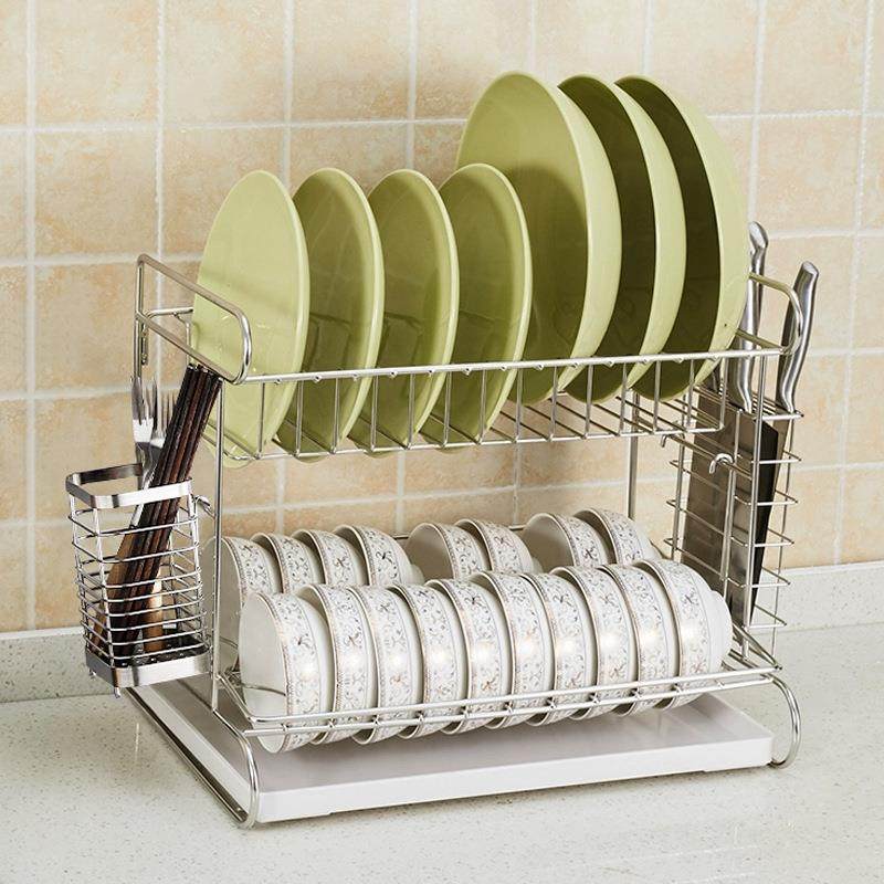 日式沥水碗架304不锈钢家用碗碟筷子台面多功能收纳架厨房置物架,厨房/烹饪用具,碗架,淘宝优惠券,粉丝福利购,淘宝优惠卷