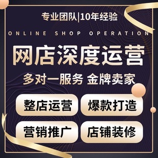 阿里巴巴诚信通1688代运营托管网店装 修设计淘宝运营电商托管推广